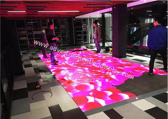 L'affichage à LED de Dance Floor de médias de X, s'allument vers le haut du plancher 500x500mm de disco